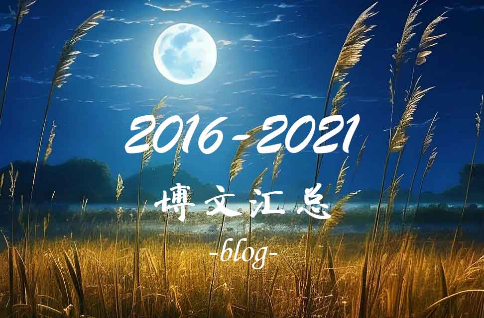 2016—2021年博文汇总